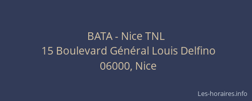 BATA - Nice TNL