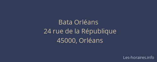 Bata Orléans