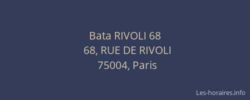 Bata RIVOLI 68