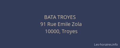 BATA TROYES