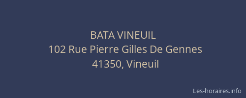 BATA VINEUIL