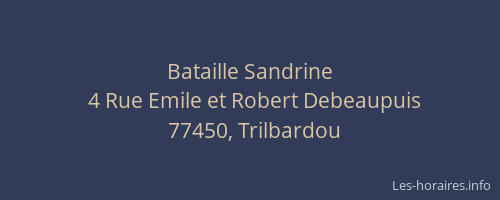 Bataille Sandrine