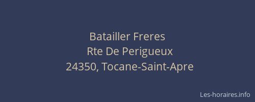 Batailler Freres