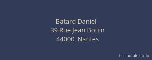 Batard Daniel
