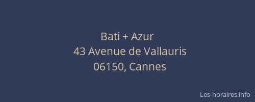 Bati + Azur