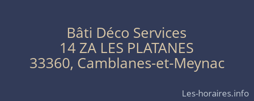 Bâti Déco Services