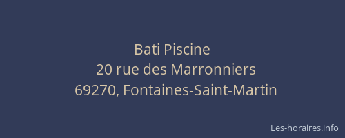 Bati Piscine