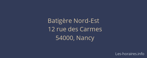 Batigère Nord-Est