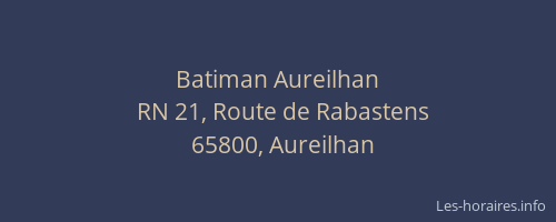 Batiman Aureilhan