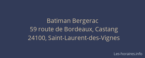 Batiman Bergerac