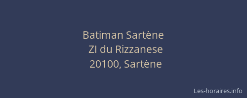 Batiman Sartène