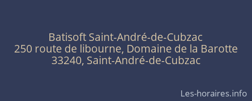 Batisoft Saint-André-de-Cubzac