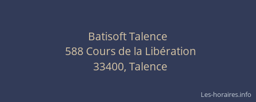 Batisoft Talence