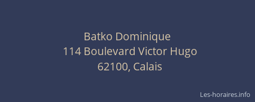 Batko Dominique