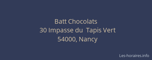 Batt Chocolats