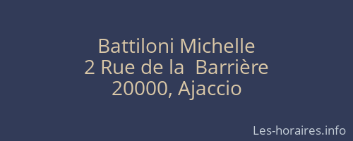 Battiloni Michelle