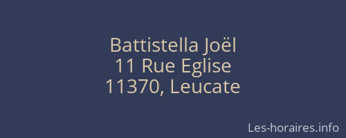 Battistella Joël