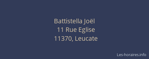 Battistella Jo&euml;l