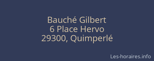 Bauché Gilbert