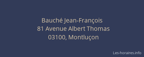 Bauché Jean-François