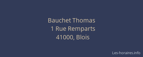 Bauchet Thomas