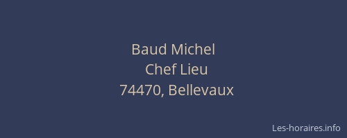 Baud Michel