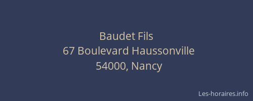 Baudet Fils