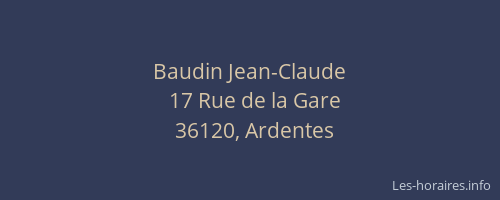 Baudin Jean-Claude