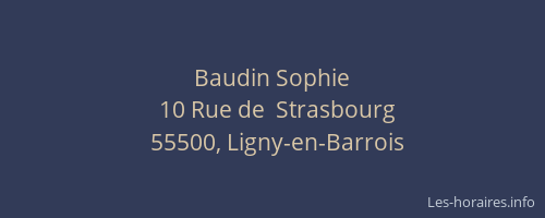 Baudin Sophie