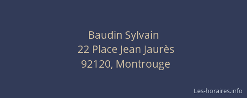 Baudin Sylvain