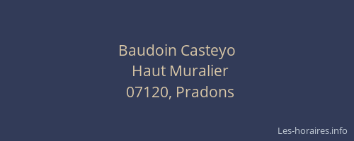 Baudoin Casteyo