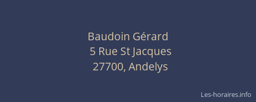 Baudoin Gérard