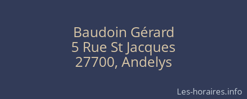 Baudoin Gérard
