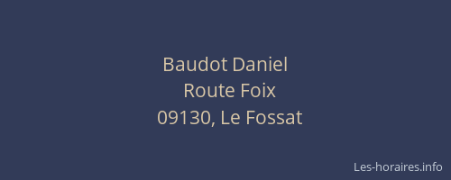 Baudot Daniel