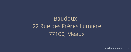 Baudoux