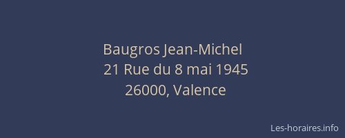Baugros Jean-Michel