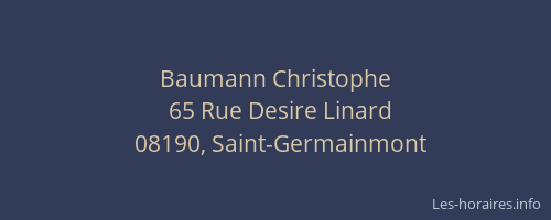Baumann Christophe
