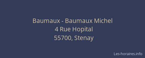 Baumaux - Baumaux Michel