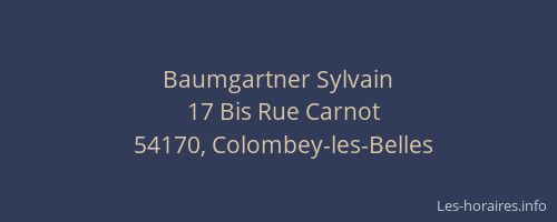 Baumgartner Sylvain