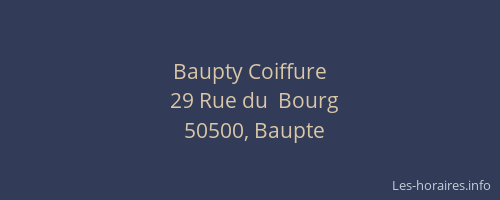 Baupty Coiffure