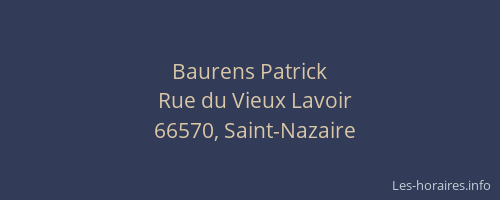 Baurens Patrick