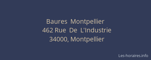 Baures  Montpellier