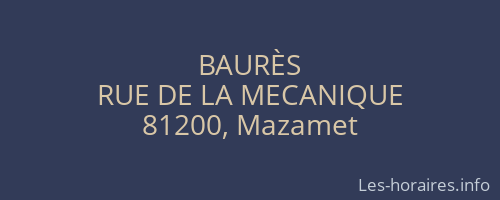 BAURÈS