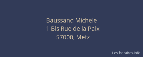 Baussand Michele