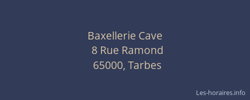 Baxellerie Cave