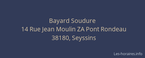 Bayard Soudure