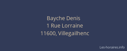 Bayche Denis
