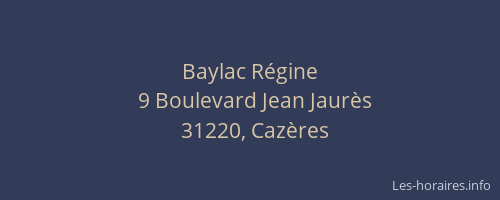 Baylac Régine