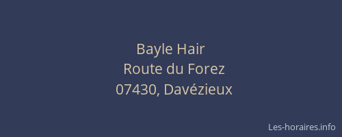 Bayle Hair