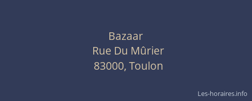 Bazaar